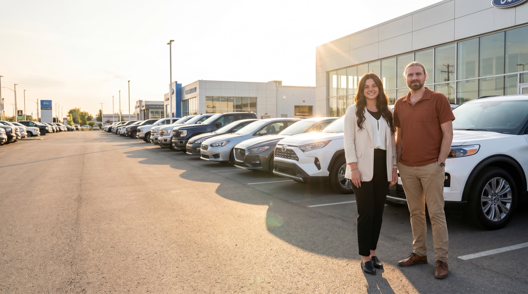 Destiny Hutchings and Ethan Bardsley, your concierges at D&E Auto